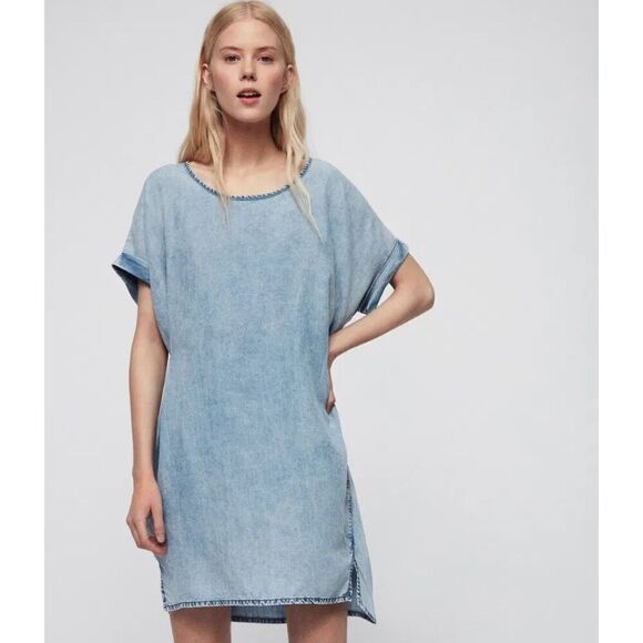 AllSaints Sonny Tencel Dress - Picture 1 of 11